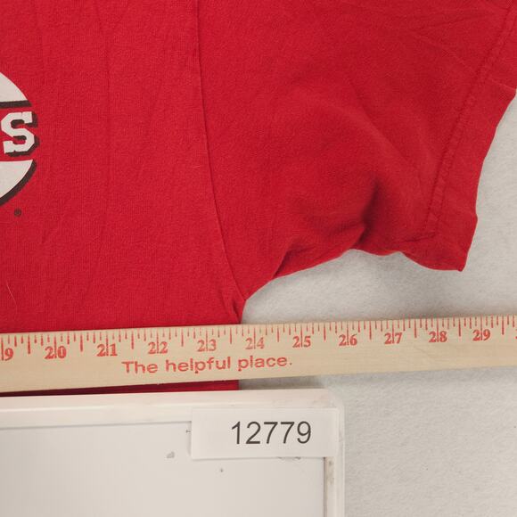Majestic Cincinnati Reds Short Sleeve Graphic Football T Shirt Mens Size XL Red - Picture 6 of 9